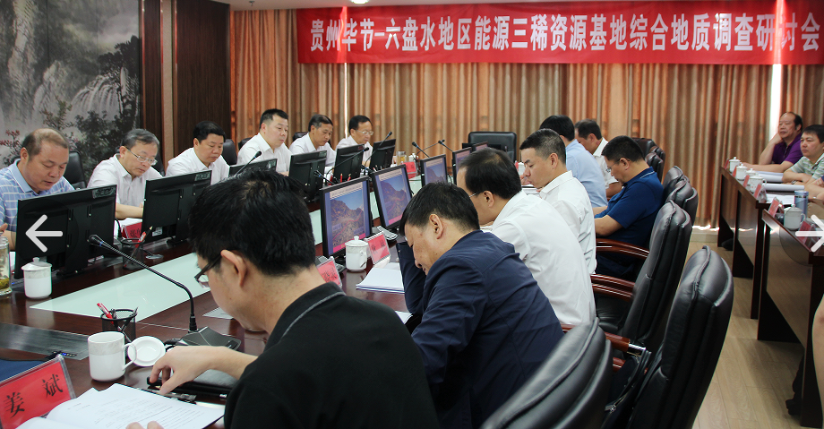 参加会议人员共同研讨“贵州三稀资源（四）