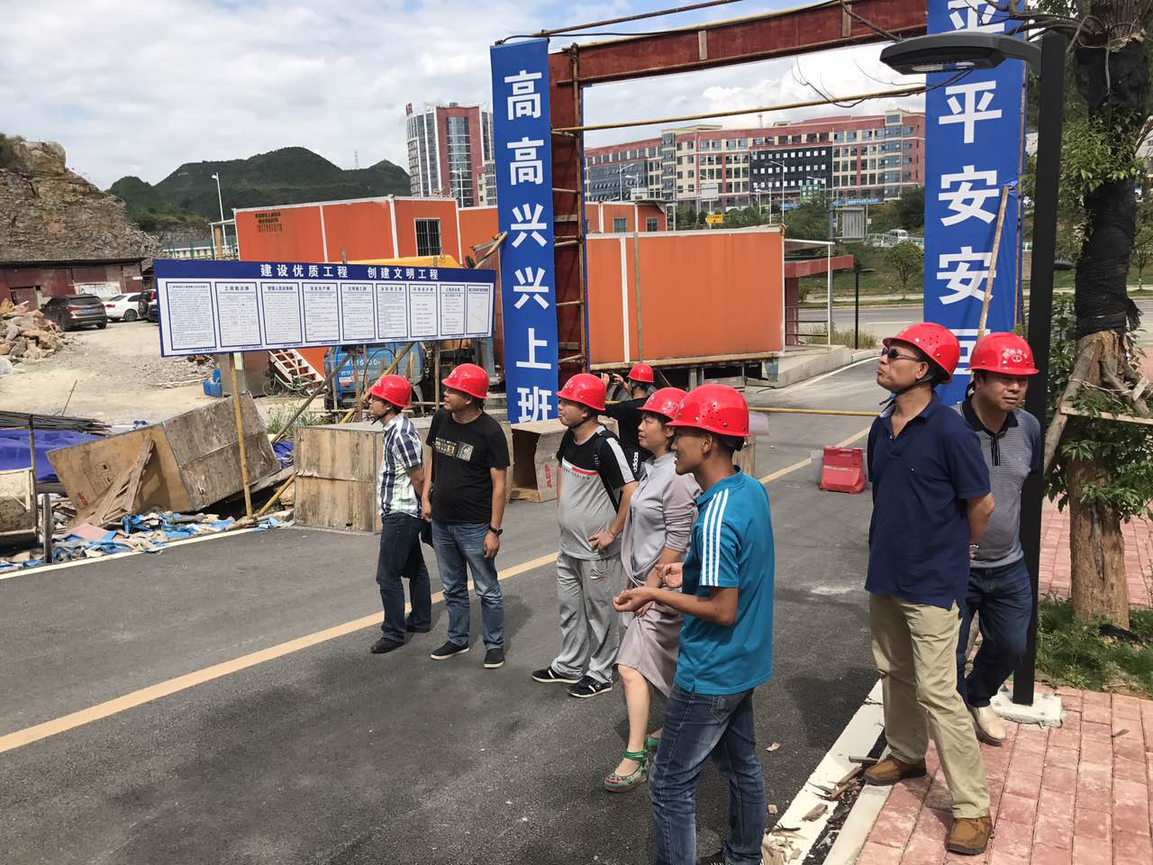 2、工地检查照片