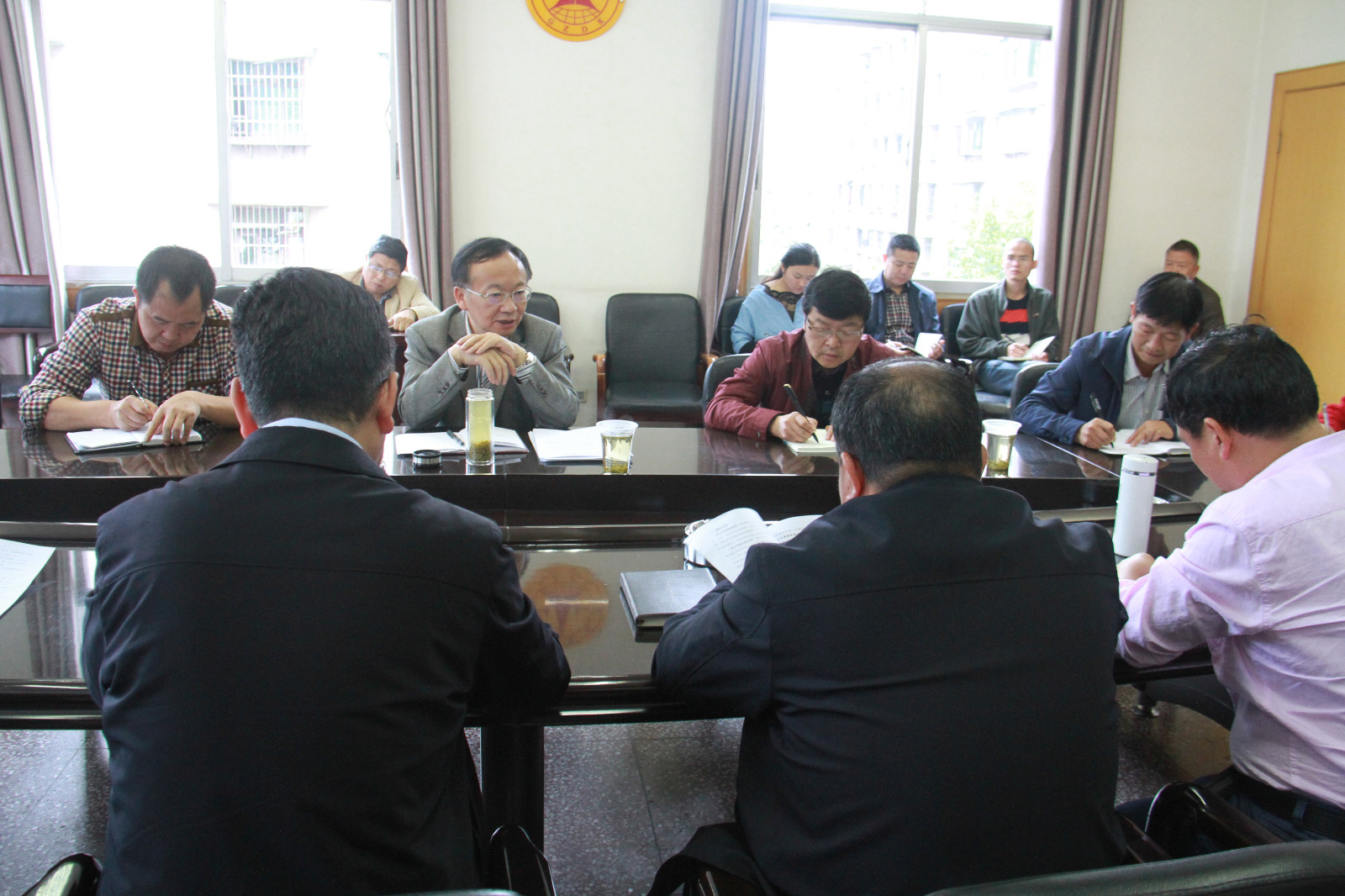 4月19日，局总工程师周琦、局副总工程师刘远辉到117队调研。117队田景轩摄2.JPG