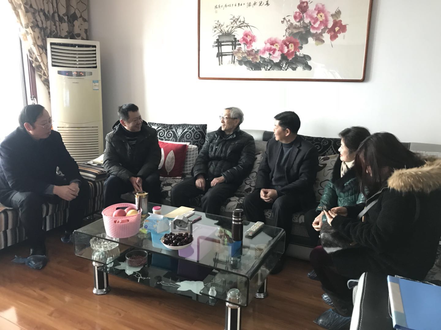 付贵林局长慰问困难党员于武进